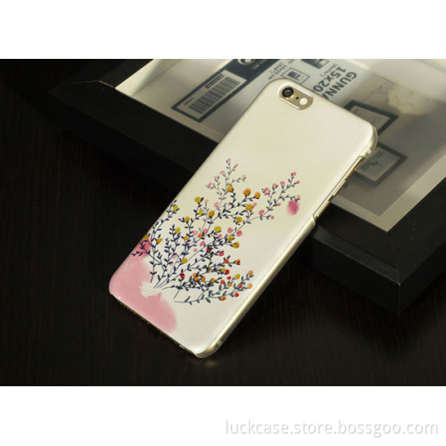 Fashionable camellia digital color printing Hard PC phone cases for iphone6 iphone6 plus